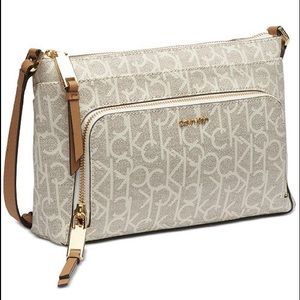 Original CK Monogram Zip Crossbody Bag